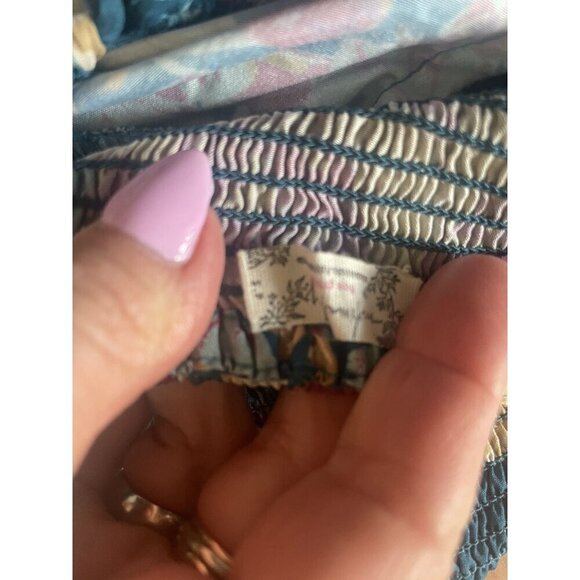 NEW Free People Wanderlust Bodysuit Floral Print Long Sleeve Chiffon Size Small - Picture 11 of 11